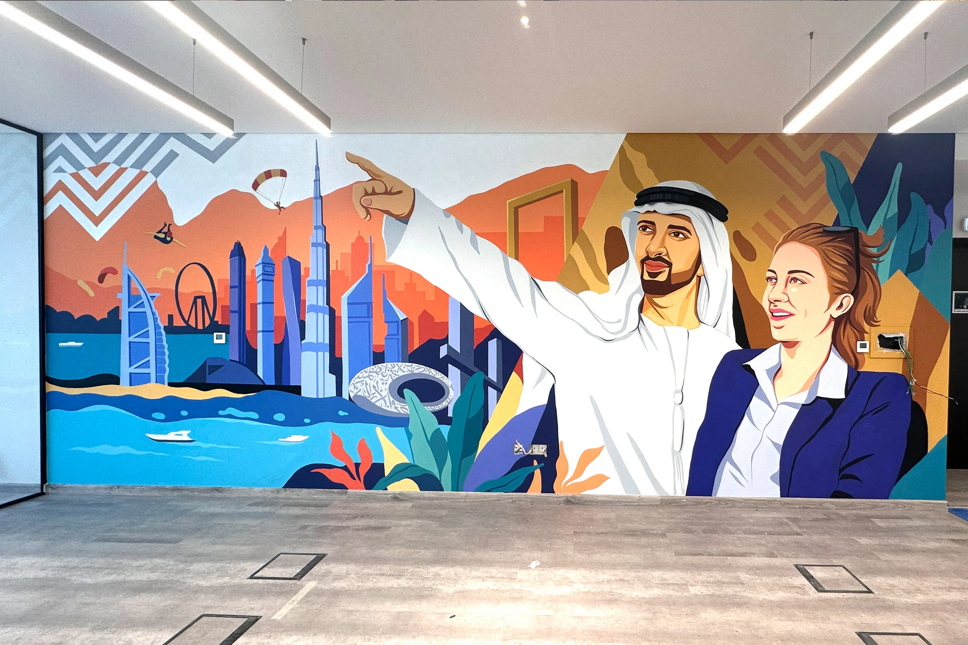 MNA Properties dubai-mural wall art